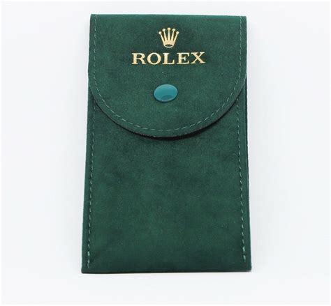 genuine rolex travel pouch|Rolex service pouch.